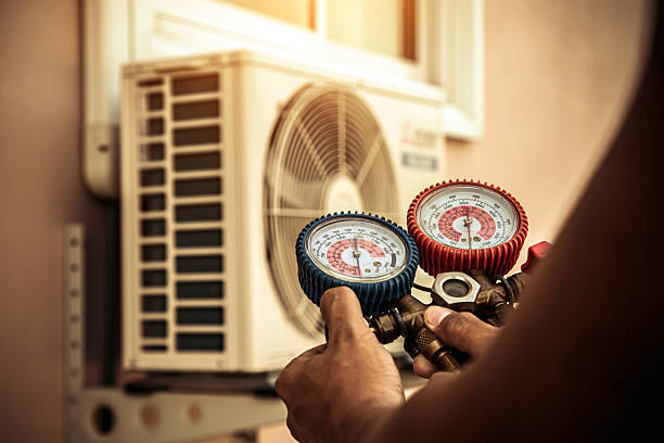 Professional Hvac technician working in West Jefferson, NC